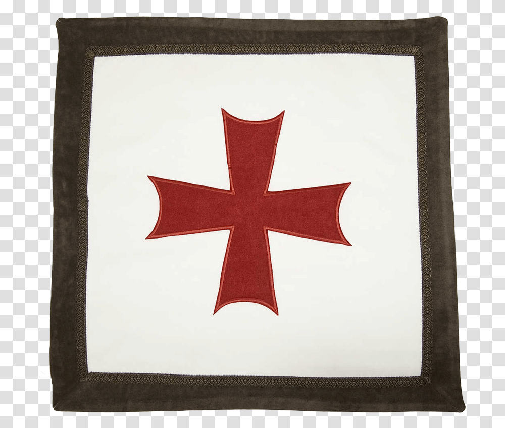 Templar Knight Cross Cushion By Marto Clipart Medical Supplies, First Aid, Pillow, Logo Transparent Png