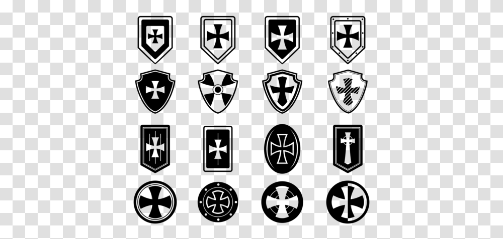 Templar Shield Icons Emblem, Gray, World Of Warcraft Transparent Png