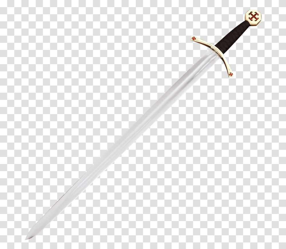 Templar Warrior Sword Prop Sword, Blade, Weapon, Weaponry Transparent Png