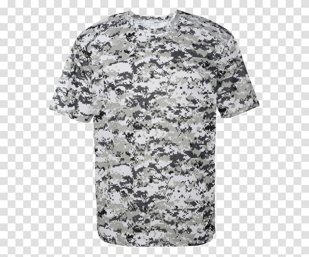 Template Badger 4180 Digital Camo T Shirt, Military, Military Uniform, Camouflage, Army Transparent Png