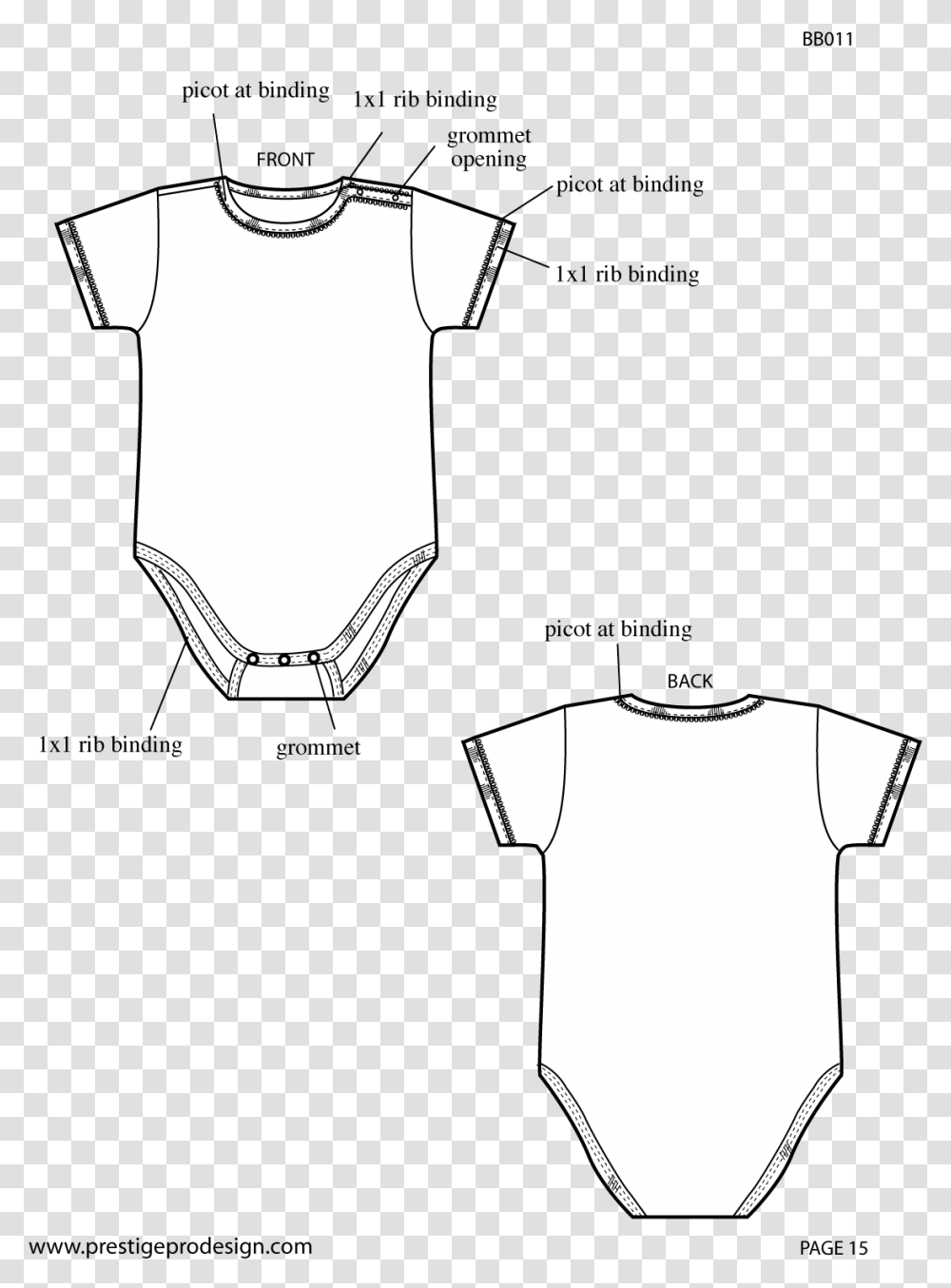 Template Design Templates Baby Baby Onesie Template Back, Apparel, Sleeve Transparent Png