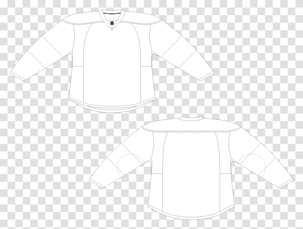 Template Ice Hockey Uniform, Apparel, Sleeve, Long Sleeve Transparent Png