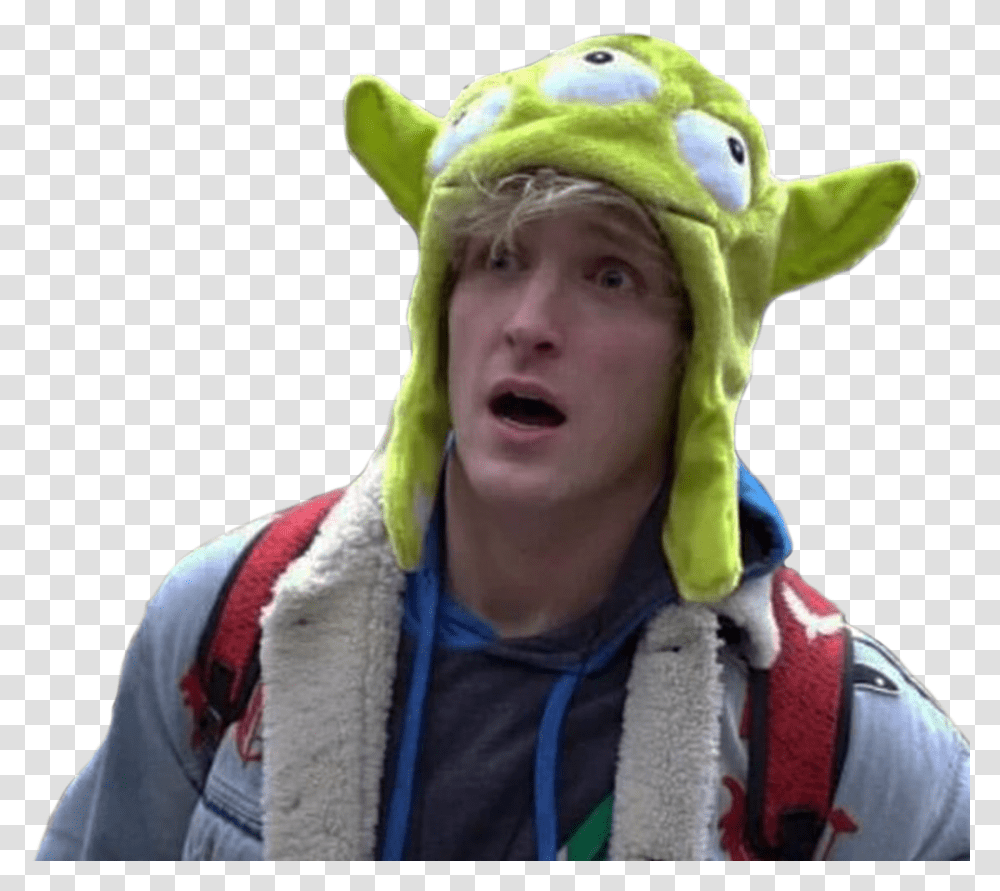 Template Logan Paul's Suicide Forest Video Know Your Logan Paul, Clothing, Apparel, Mascot, Person Transparent Png