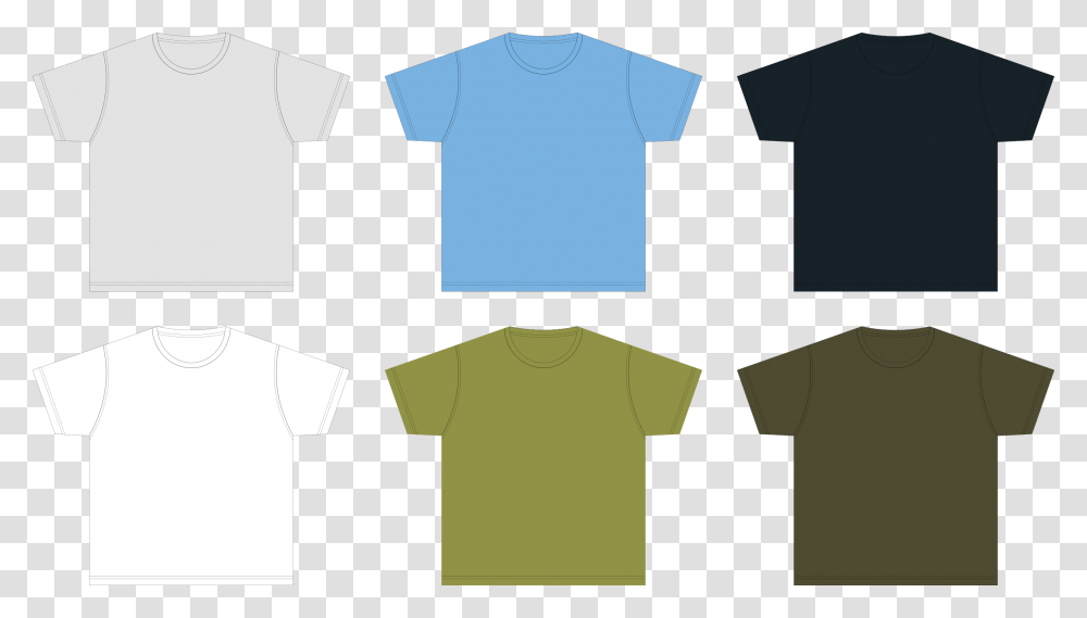 Template T Shirt, Apparel, T-Shirt Transparent Png