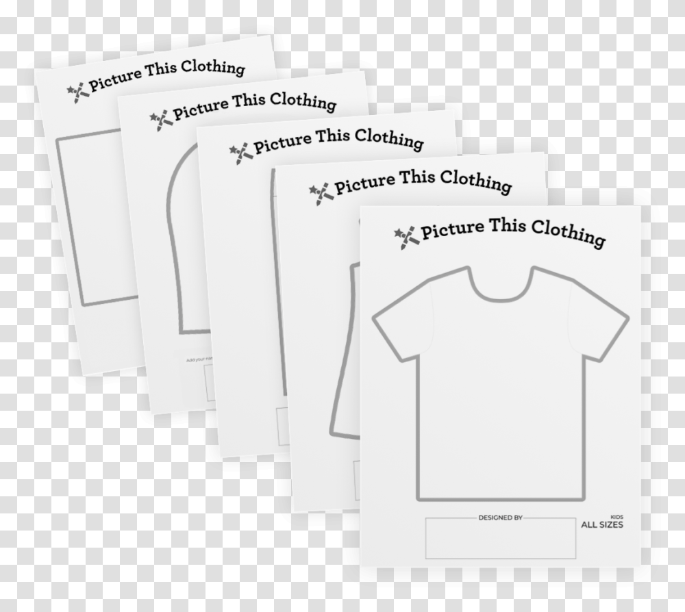 Templates Picture This Clothing Diagram, Apparel, Plot, Shirt, Plan Transparent Png