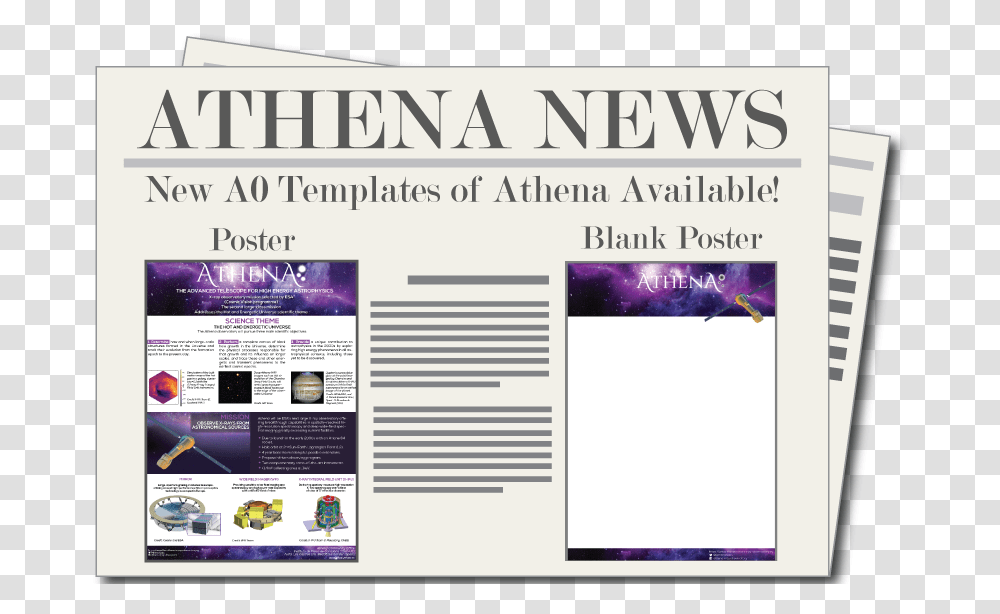 Templates Poster Athena Online Advertising, Newspaper, Page Transparent Png