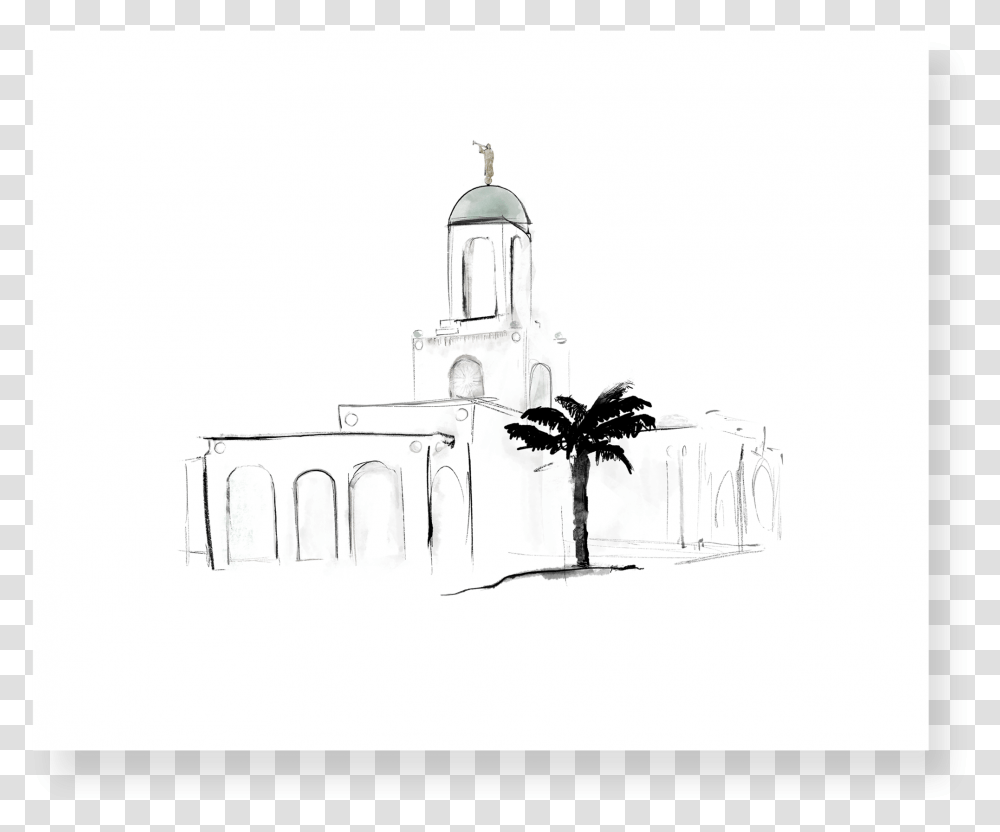 Temple Bell, Drawing, Sketch, Spire Transparent Png