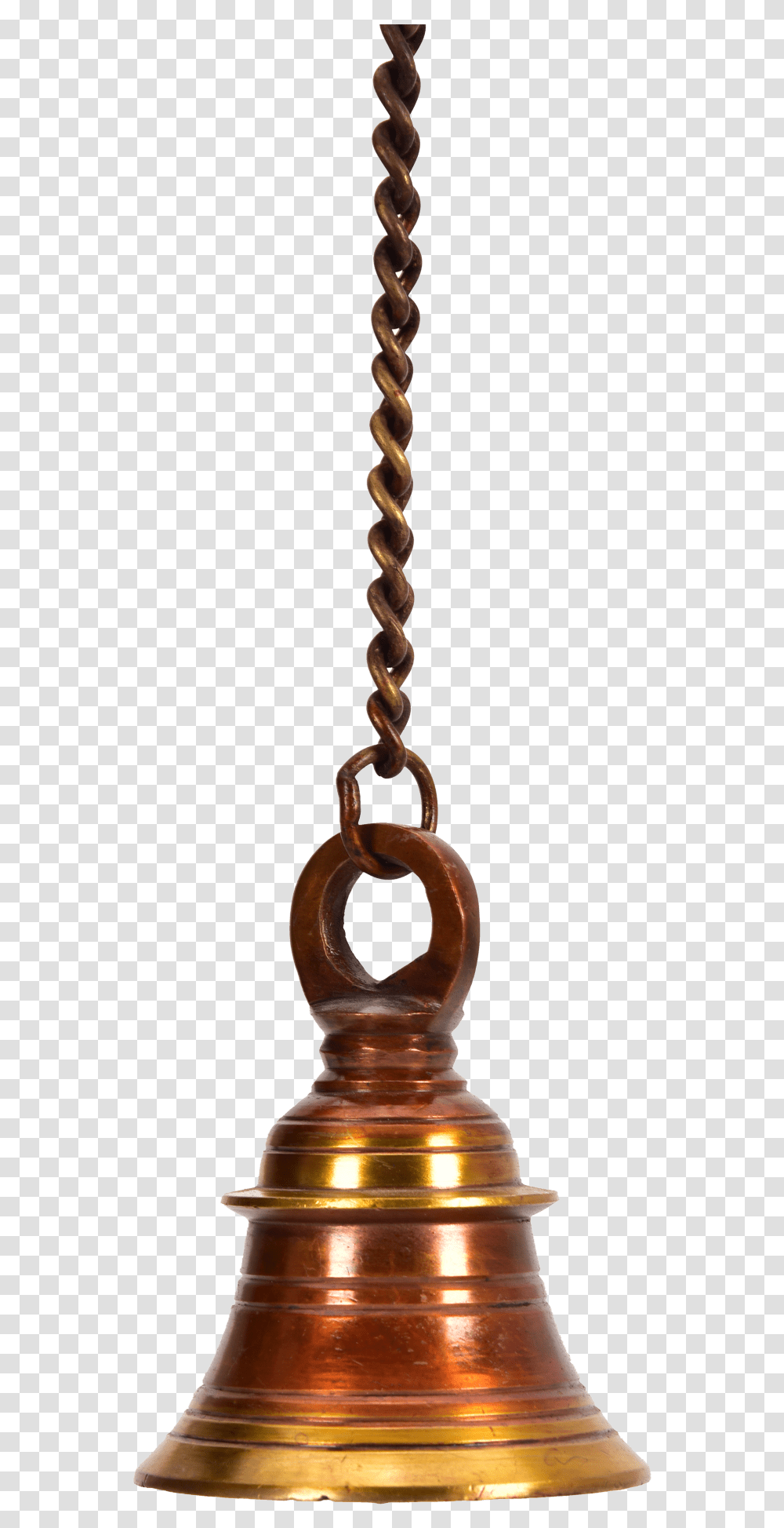 Temple Bell, Pendant, Rattle, Chain, Bronze Transparent Png