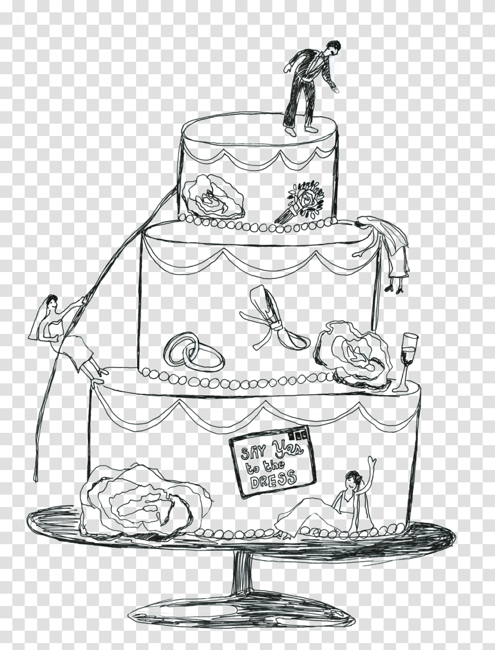 Temple Bells, Cake, Dessert, Food, Wedding Cake Transparent Png