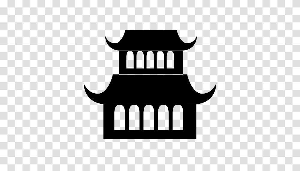 Temple Buddhist Temple Historic Landmark Icon With, Gray, World Of Warcraft Transparent Png