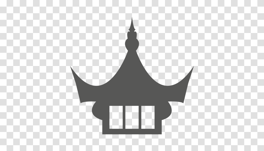 Temple Clipart Ancient China, Stencil, Silhouette, Crown, Jewelry Transparent Png