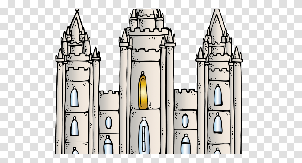 Temple Clipart Cartoon, Architecture, Building, Spire, Tower Transparent Png