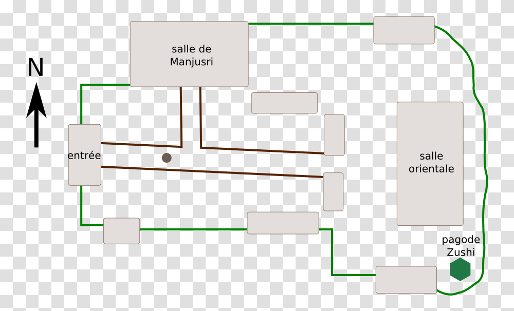 Temple De Foguang Foguang Temple Floor Plan, Plot, Diagram, Screen Transparent Png