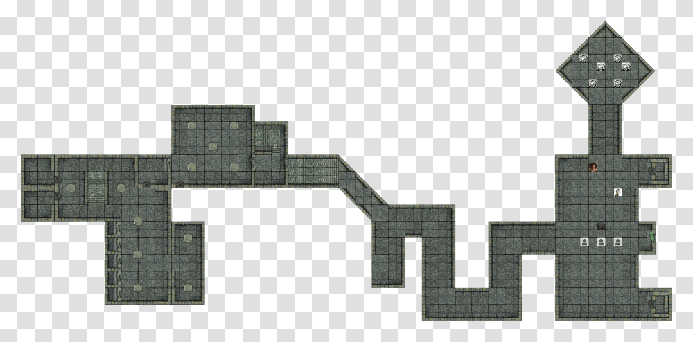 Temple Of Elemental Evil, Cross, Building, Architecture, Minecraft Transparent Png