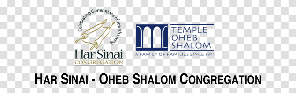 Temple Oheb Shalom Graphic Design, Word, Logo Transparent Png