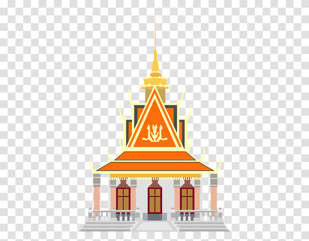 Temple Vector 1 Image Pagoda, Architecture, Building, Shrine, Worship Transparent Png
