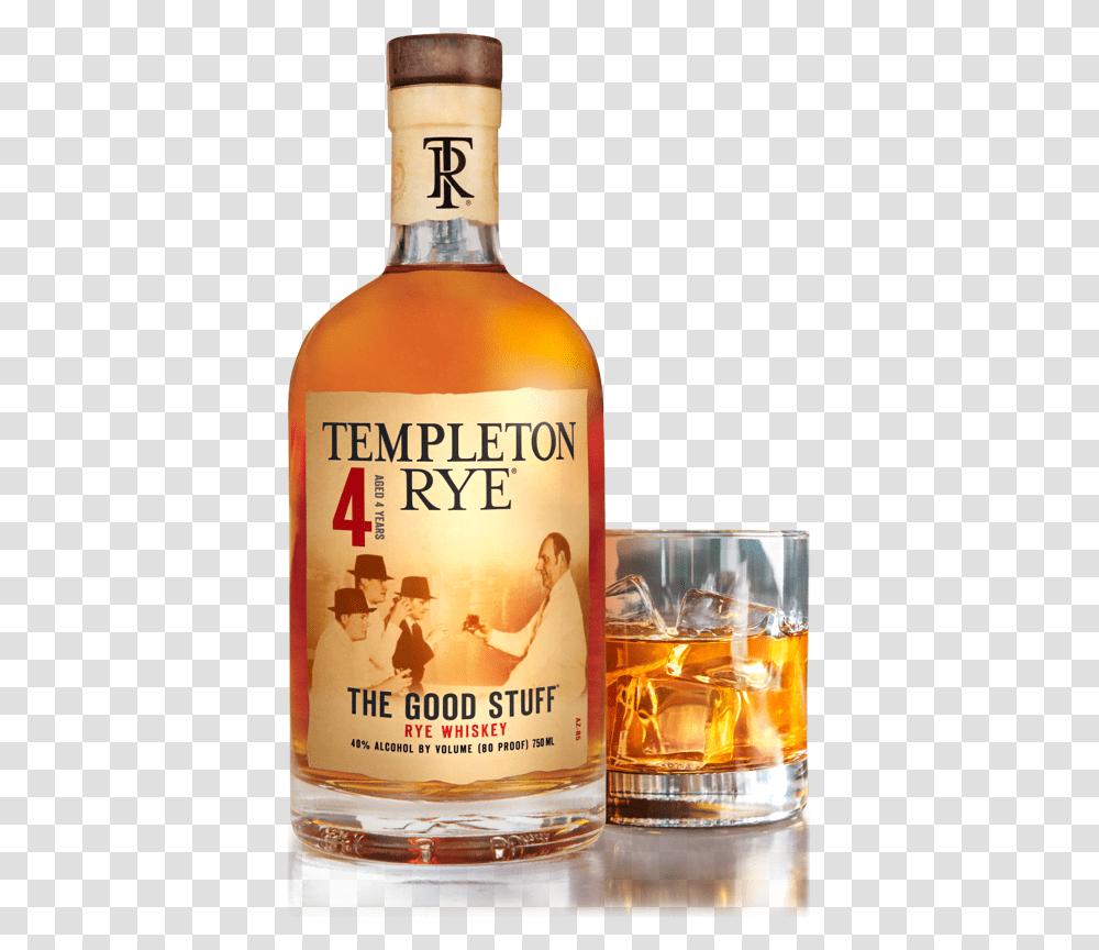 Templeton Rye Whiskey, Liquor, Alcohol, Beverage, Drink Transparent Png