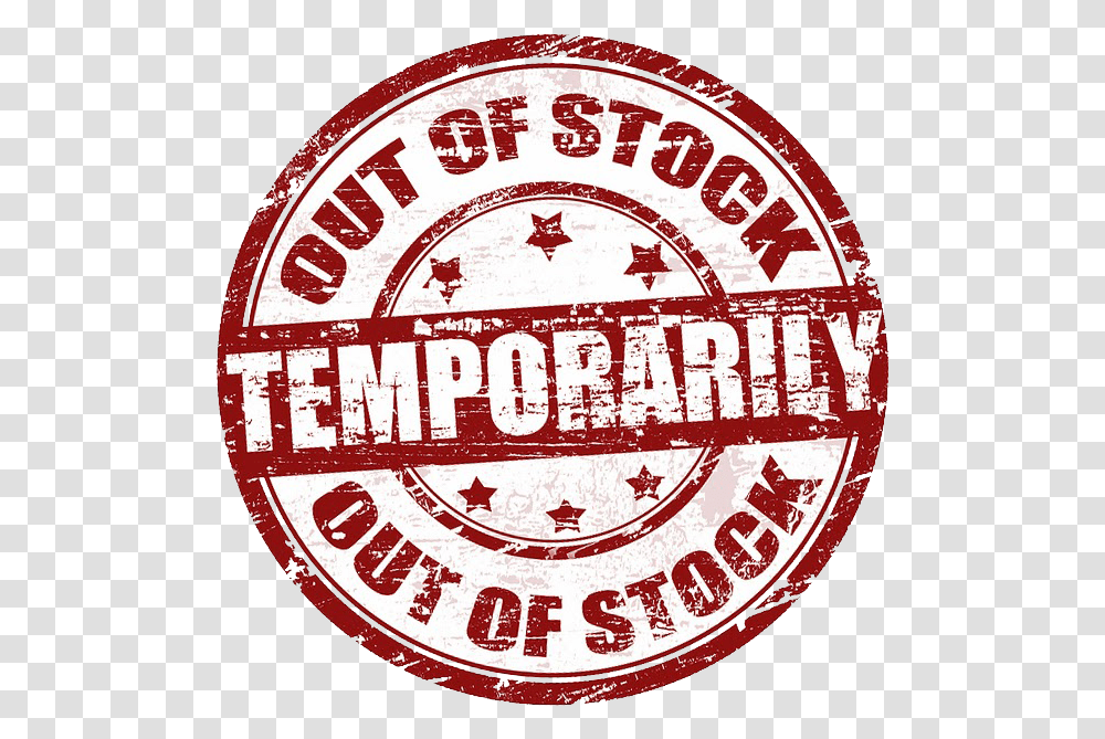 Temporarily Out Of Stock, Label, Logo Transparent Png
