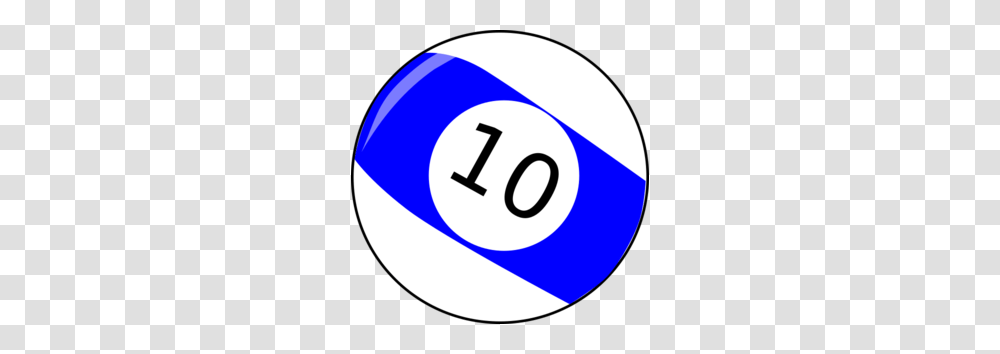Ten Billiard Ball Clip Art, Number Transparent Png