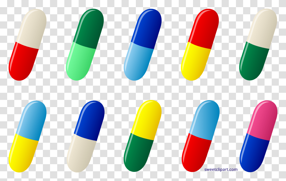 Ten Capsules Meds Sweet Clip Art Pills, Ice Pop, Plot Transparent Png