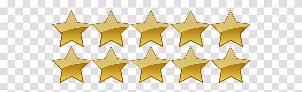 Ten Gold Stars 10 Star, Star Symbol, Trophy, Gold Medal Transparent Png
