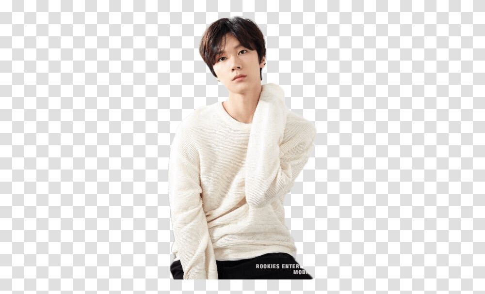 Ten Shared By Lu Crew Neck, Clothing, Apparel, Sweater, Person Transparent Png