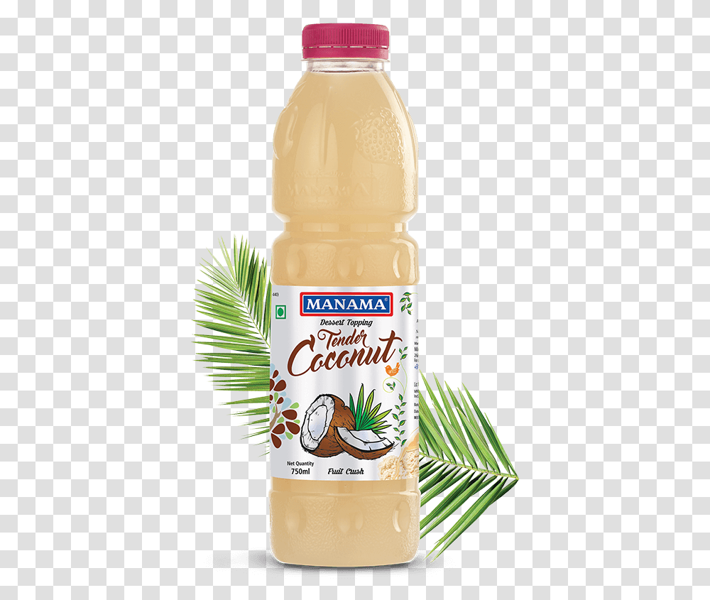 Tender Coconut Crush Plastic Bottle, Juice, Beverage, Drink, Plant Transparent Png