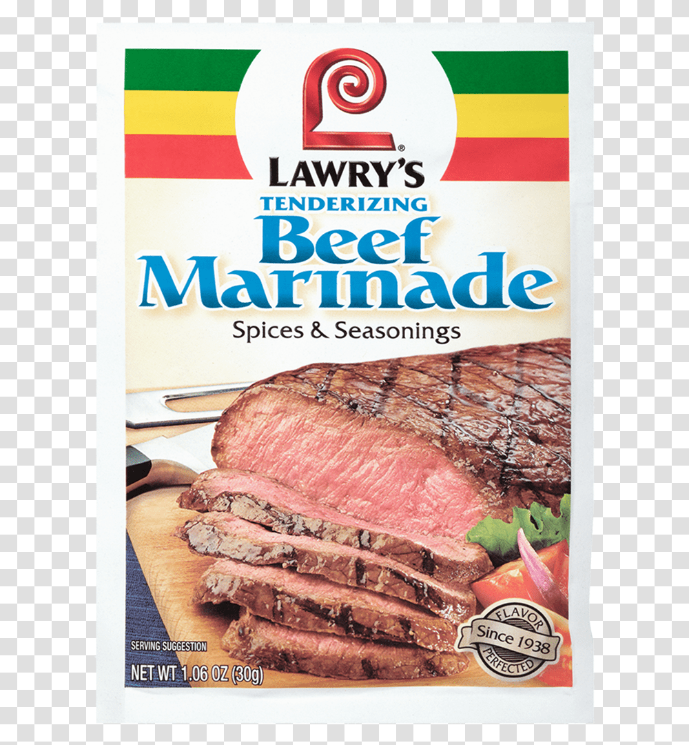 Tenderizing Beef Marinade Mix Lawry's Beef Marinade, Food, Steak, Roast, Sandwich Transparent Png