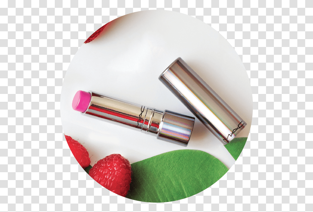Tendertalk Lip Balm By Mac Side Dish Lipstick Makeup Brushes, Raspberry, Fruit, Plant, Food Transparent Png