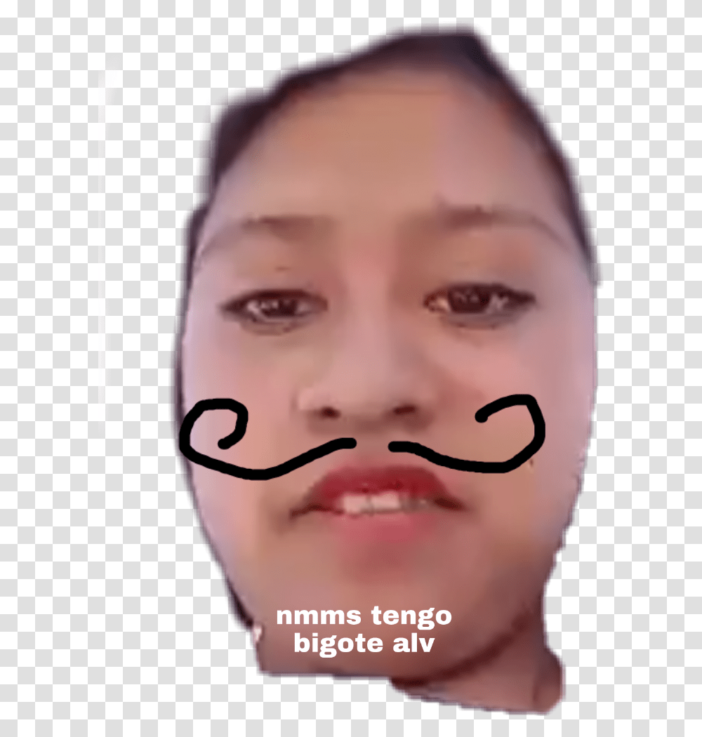 Tengo Bigote Sticker Tengo Bigote, Face, Person, Human, Portrait Transparent Png