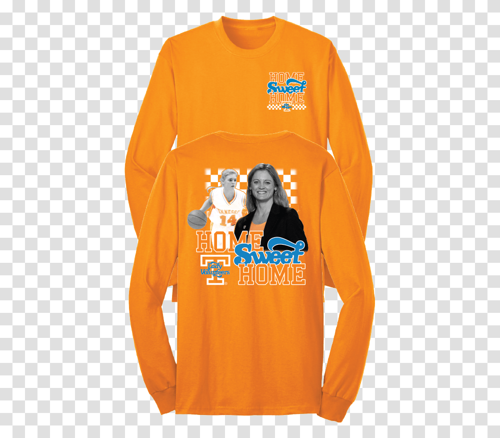 Tennessee Lady Vols Kellie Harper Home Sweet Home Long Sleeved T Shirt, Apparel, Sweatshirt, Sweater Transparent Png