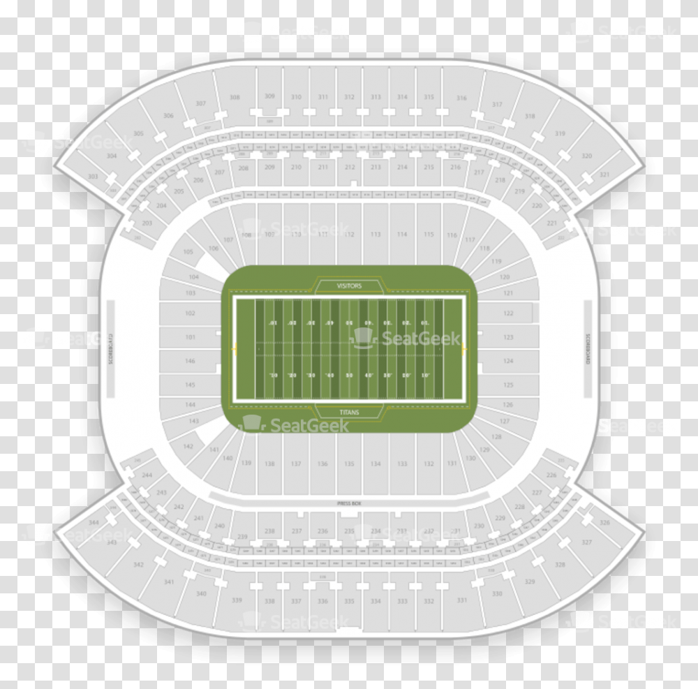 Tennessee Titans Seating Chart Map Seatgeek Section 110 Nissan Stadium, Building, Field, Arena, Football Field Transparent Png