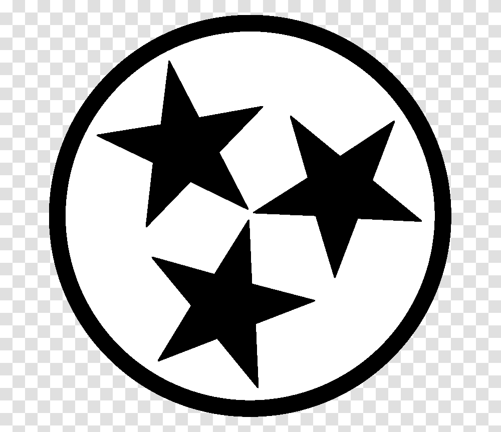 Tennessee Tri Star, Star Symbol, Cross, Rug Transparent Png