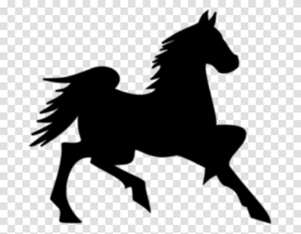 Tennessee Walking Horse Mustang Clydesdale Horse Foal Running Horse Silhouette, Gray, World Of Warcraft Transparent Png