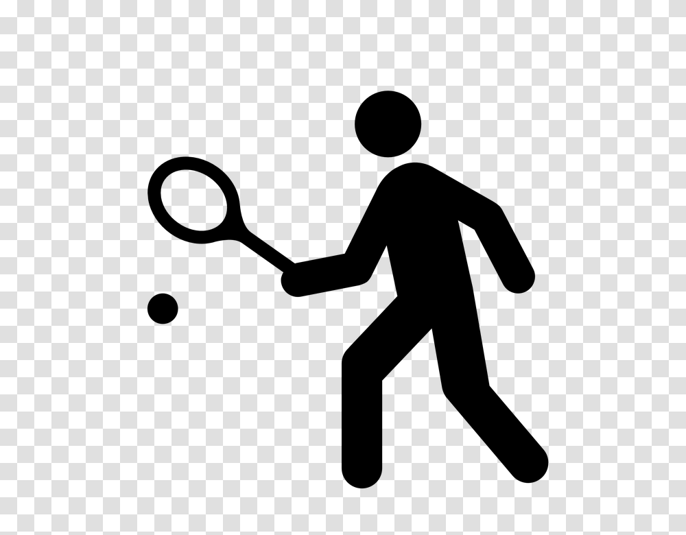 Tennis Ball And Racket Black And White Gallery Images, Gray, World Of Warcraft Transparent Png