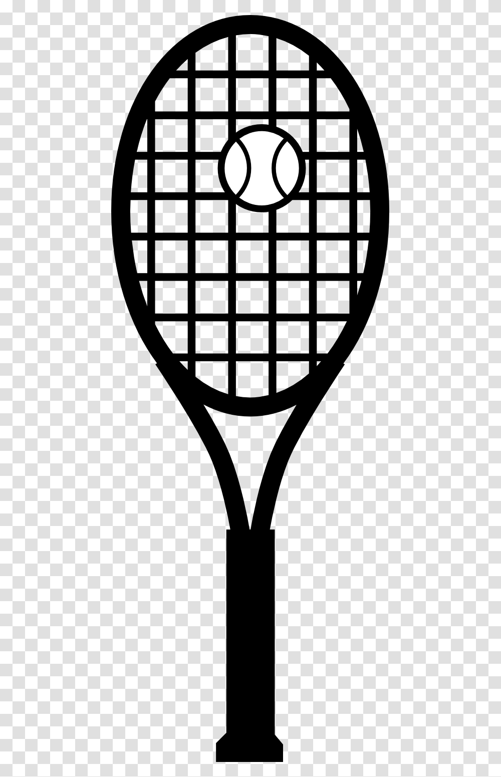 Tennis Ball Clipart Black And White Collection, Racket, Tennis Racket, Stencil, Pillow Transparent Png