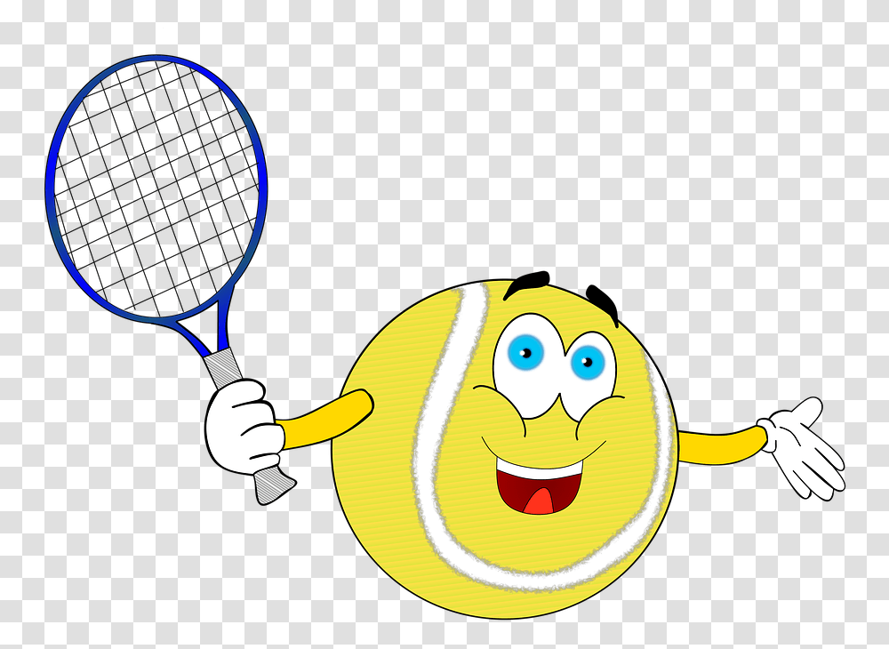 Tennis Comic, Sport, Sports, Racket, Tennis Ball Transparent Png