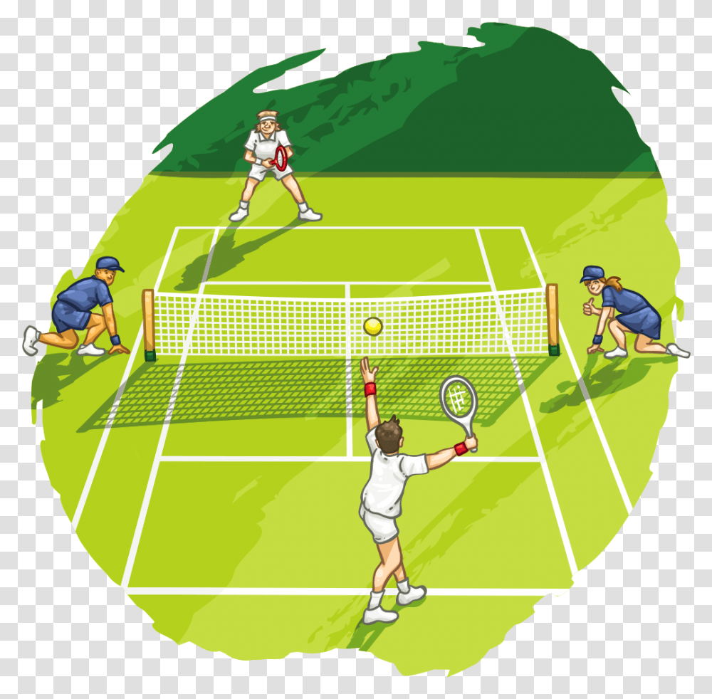Tennis Court, Person, Sport, Tennis Racket, People Transparent Png
