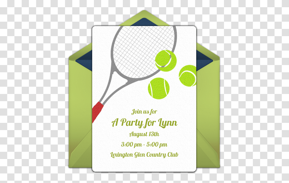 Tennis Invitation, Racket, Flyer, Poster, Paper Transparent Png