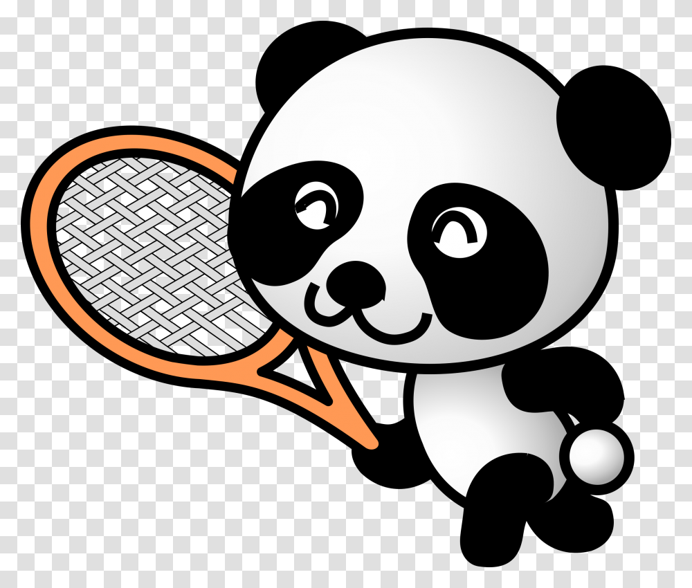 Tennis Panda Icons, Racket, Photography, Tennis Racket, Stencil Transparent Png