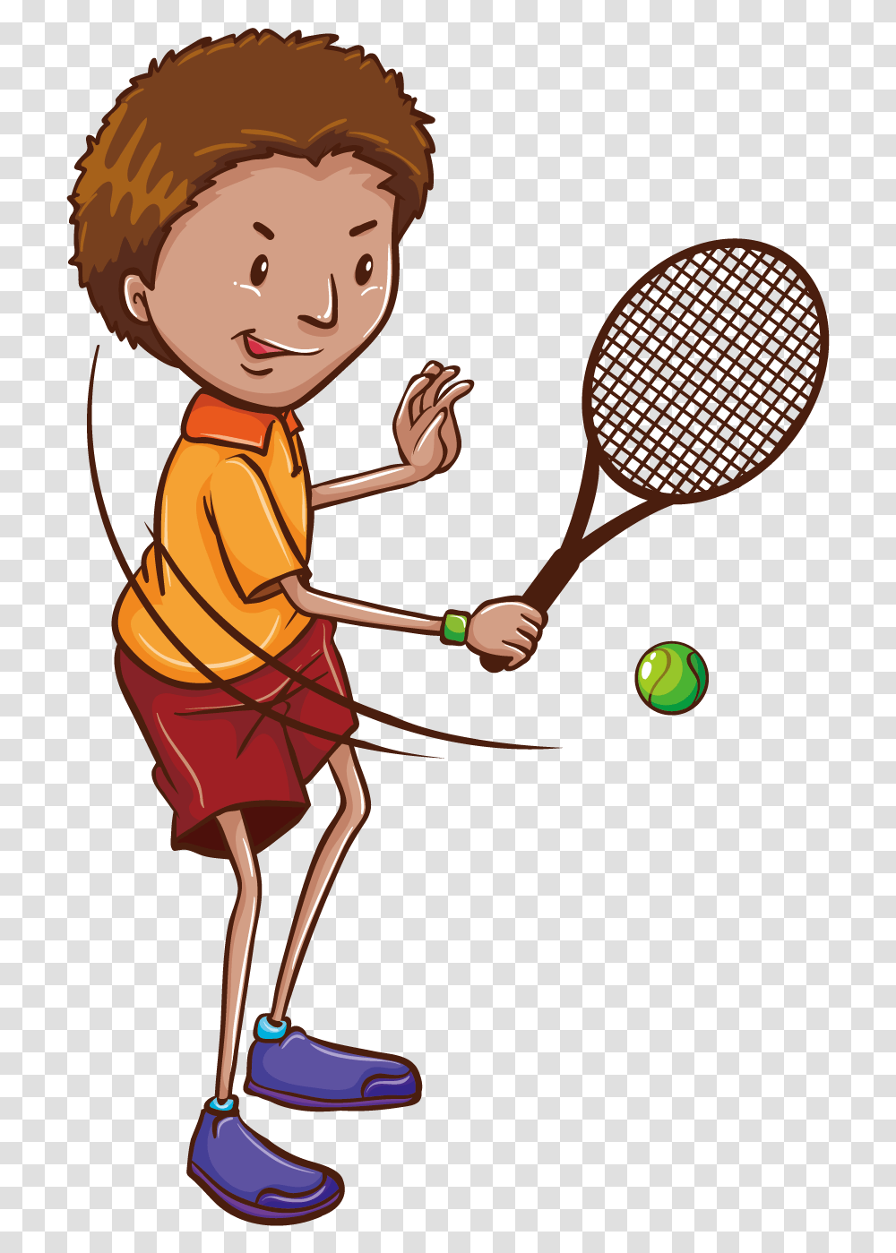 Tennis Player Drawing Illustration Boy Sketch Simple, Person, Human, Tennis Racket, Female Transparent Png