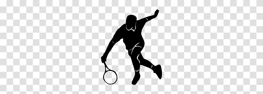 Tennis Player Hitting The Ball In The Air Sticker, Person, Sport, People, Kicking Transparent Png