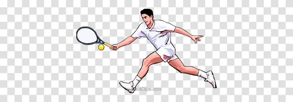 Tennis Player Royalty Free Vector Clip Art Illustration, Person, Sport, People, Team Sport Transparent Png