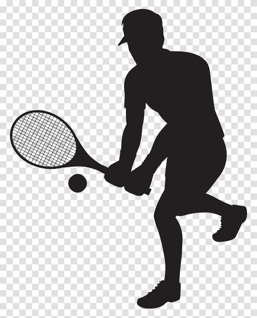 Tennis Player Silhouette Clip Art, Cross, Logo Transparent Png