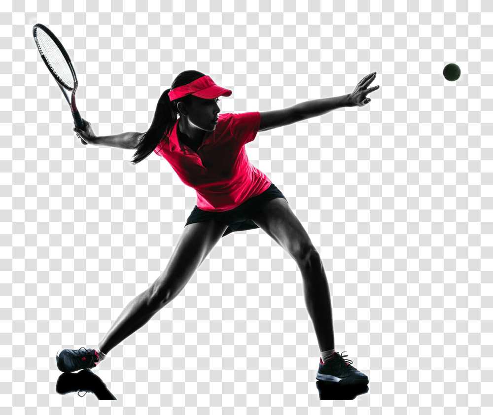 Tennis Player Stock Photography Silhouette Woman Tennis Player, Person, Dance, Leisure Activities Transparent Png