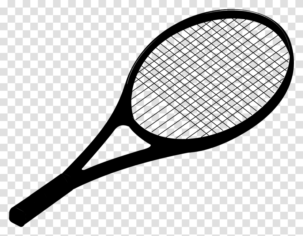 Tennis Racket Clipart, Outdoors, Nature, Gray Transparent Png