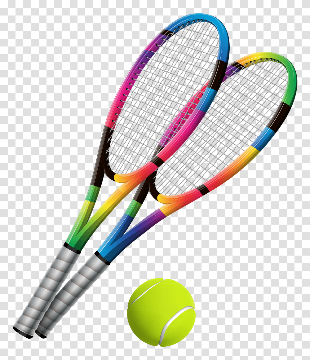 Tennis Rackets And Ball Clip Art Transparent Png