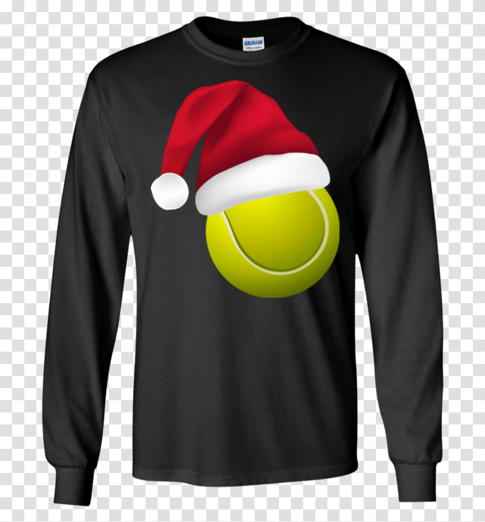 Tennis Santa Hat Christmas Gift Lshoodiesweatshirt Anthrax Tour Merch 2018, Sleeve, Long Sleeve, Person Transparent Png