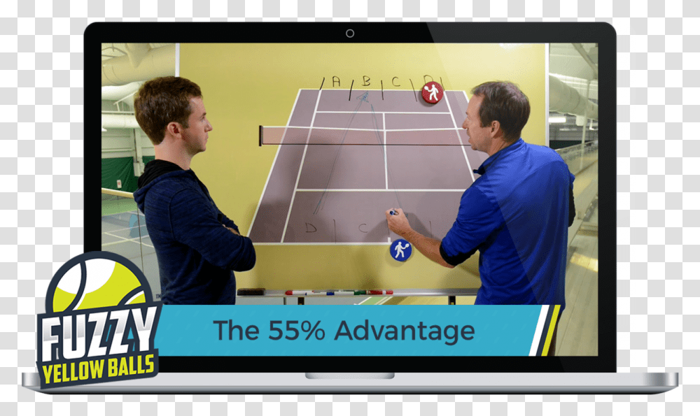 Tennis Strategy And Atp Numbers Guru Craig O Shannesy Indoor Games And Sports, Person, Human, Monitor, Screen Transparent Png