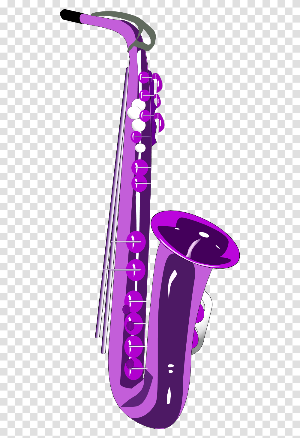 Tenor Saxophone Clipart Clip Art Cartoon Tenor Sax, Musical Instrument, Trumpet, Horn, Brass Section Transparent Png